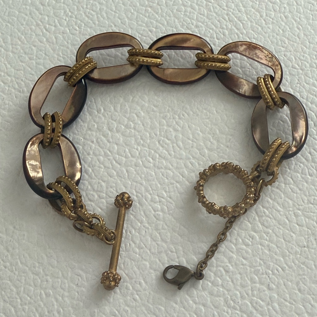 Stephen Dweck Brown And Bronze Bracelet 395$
